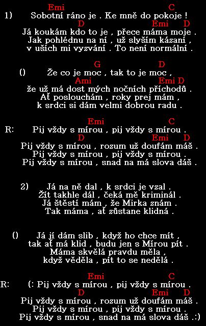 Vždy s Mírou